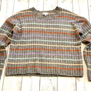 SO medium womens striped light weight sweater